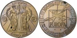 World Coins - France, Medal, Europa, Passage à l'An 2000, 2000, Copper-nickel,