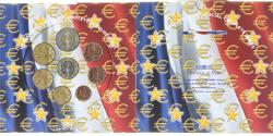 World Coins - France, Coffret 1c. à 2€, 2003, Monnaie de Paris, BU,