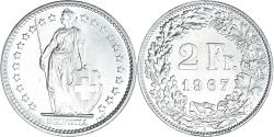 World Coins - Coin, Switzerland, 2 Francs, 1967, Bern, , Silver, KM:21