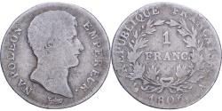 World Coins - Coin, France, Napoléon I, Franc, 1806, Paris, , Silver, KM:672.1