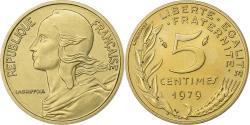 World Coins - France, 5 Centimes, Marianne, 1979, Paris, Aluminum-Bronze,