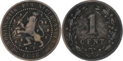 World Coins - Netherlands, William III, Cent, 1878, Utrecht, Copper, , KM:107.1