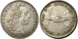 World Coins - France, Token, Louis XV, Corporations Marchandes, Lingères de Rouen,