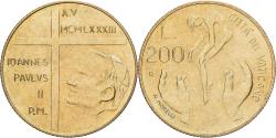 World Coins - Vatican, John Paul II, 200 Lire, 1983, Rome, Aluminum-Bronze, , KM:174