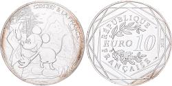 World Coins - France, 10 Euro, Mickey (Corse), 2018, Monnaie de Paris, Silver,