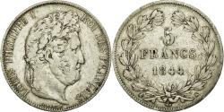 World Coins - Coin, France, Louis-Philippe, 5 Francs, 1844, Bordeaux, , Silver