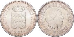 World Coins - Coin, Monaco, Rainier III, 10 Francs, 1966, Monnaie de Paris, , Silver