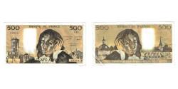 World Coins - France, 500 Francs, Pascal, 1977, Z.81, VF(30-35), Fayette:71.17, KM:156d