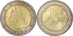 World Coins - Germany, 2 Euro, Bayern, 2012, Hambourg, Bi-Metallic,