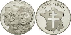 World Coins - France, Medal, Seconde Guerre Mondiale, La Victoire de 1945, Jimenez,