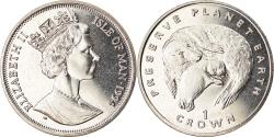 World Coins - Coin, Isle of Man, Elizabeth II, Crown, 1994, Pobjoy Mint, Phoque gris,