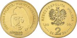 World Coins - Poland, 2 Zlote, 2009, Warsaw, Brass, , KM:684