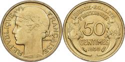 World Coins - France, 50 Centimes, Morlon, 1939, Paris, Aluminum-Bronze, , Le