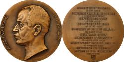 World Coins - France, Medal, Politique, Antoine Pinay, 1952, Joanny-Durand, , Bronze