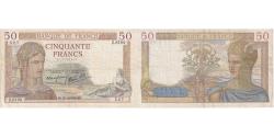 World Coins - France, 50 Francs, Cérès, 1938, Z.8705, EF(40-45), Fayette:18.16, KM:85b