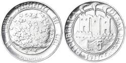 World Coins - Coin, San Marino, 5 Lire, 1977, Rome, FDC, , Aluminum, KM:65