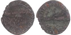 World Coins - Coin, France, Henri III, Douzain aux deux H, 1589, Toulouse, , Billon