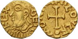 World Coins - Coin, France, Triens, FREDVLFVS Moneyer, ca. 7th century, Bourges, BETOREX