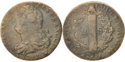 World Coins - Coin, France, 2 sols françois, 2 Sols, 1792, Lille, , Bronze
