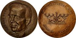 World Coins - France, Medal, Edmond Fleg (1874-1963), 1968, S.Regis, , Bronze