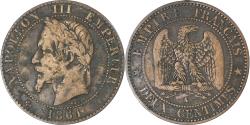 World Coins - Coin, France, Napoleon III, 2 Centimes, 1861, Paris, , Bronze