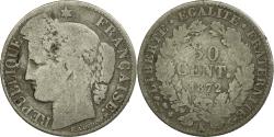 World Coins - Coin, France, Cérès, 50 Centimes, 1872, Bordeaux, , Silver, KM:834.2