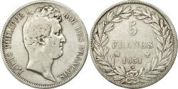 World Coins - Coin, France, Louis-Philippe, 5 Francs, 1831, Marseille, , Silver