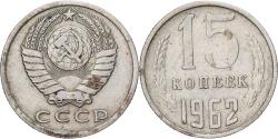 World Coins - Russia, 15 Kopeks, 1962, Saint Petersburg, Copper-Nickel-Zinc, , KM:131