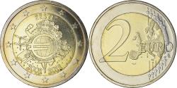 World Coins - Estonia, 2 Euro, 10 ans de l'Euro, 2012, , Bi-Metallic, KM:70