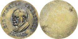 World Coins - France, Medal, Winston Churchill, Bronze,