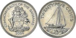 World Coins - Coin, Bahamas, 25 Cents, 2000