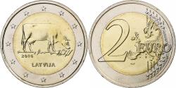 World Coins - Latvia, 2 Euro, Industrie laitière, 2016, Stuttgart, , Bi-Metallic