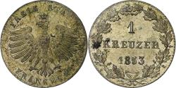 World Coins - Coin, German States, FRANKFURT AM MAIN, Kreuzer, 1853, , Silver, KM:312