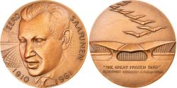 World Coins - France, Medal, Eero Saarinen, Aéroport Kennedy à New-York, 1981, Lagriffoul