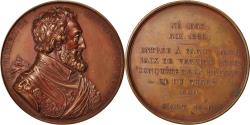 World Coins - France, Medal, Vie d'Henri IIII, History, XIXth Century, Caqué, , Copper