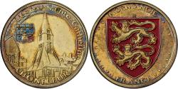 World Coins - France, Medal, Honfleur - Eglise Ste Catherine, Steel, Colourized,