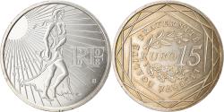 World Coins - France, 15 Euro, Semeuse, 2008, , Silver, Gadoury:EU288, KM:1535