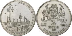World Coins - France, 2 Euro de Bordeaux, Le pont de pierre, 1998, Copper-nickel,