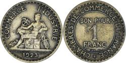 World Coins - Coin, France, Chambre de commerce, Franc, 1923, Paris,