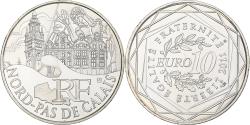 World Coins - France, 10 Euro, Nord-Pas de Calais, 2011, Paris, , Silver, KM:1880