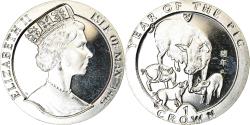 World Coins - Coin, Isle of Man, Crown, 1995, Pobjoy Mint, Année du Cochon,