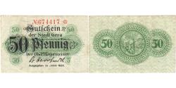 World Coins - Germany, Gera Stadt, 50 Pfennig, AU(50-53)