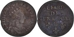 World Coins - Coin, France, Louis XIV, Liard de France au buste juvénile, deuxième type