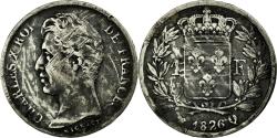 World Coins - Coin, France, Charles X, Franc, 1826, Perpignan, , Silver, KM:724.11