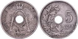 World Coins - Belgium, Albert I, 5 Centimes, 1922, Brussels, Copper-nickel, , KM:66
