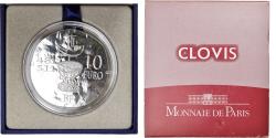 World Coins - France, 10 Euro, Clovis, 2011, Monnaie de Paris, historique, , Silver
