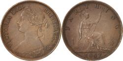 World Coins - Coin, Great Britain, Victoria, Farthing, 1867, , Bronze, KM:747.2