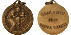 World Coins - France, Medal, Mairie de Lille, Camps de Vacances, 1925, , Bronze