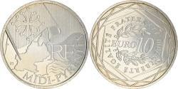 World Coins - France, 10 Euro, Midi-Pyrénées, 2010, Paris, , Silver, KM:1663