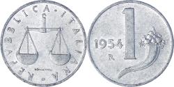 World Coins - Coin, Italy, Lira, 1954, Rome, , Aluminum, KM:91